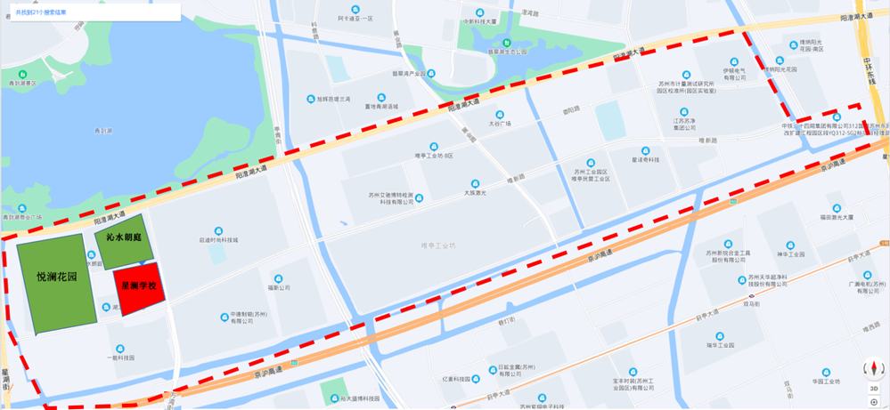 2022年苏州工业园区初中学校学区划分