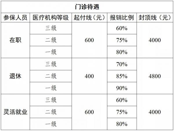 苏州大市职工医保统筹太仓待遇标准及变化