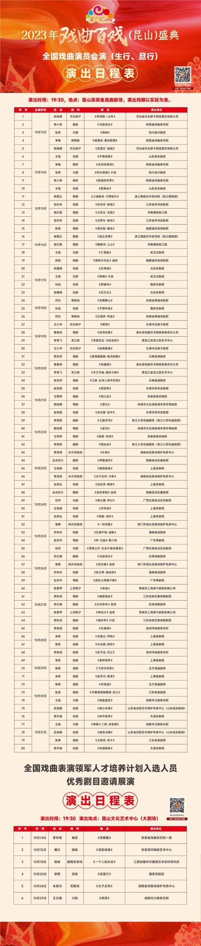 2023戏曲百戏昆山盛典：最新消息、时间和地点