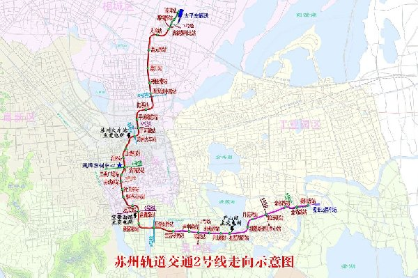 苏州地铁线路图汇总 | 1号线、2号线、3号线、4号线、5号线、6号线、7号线、8号线及其延伸线路图