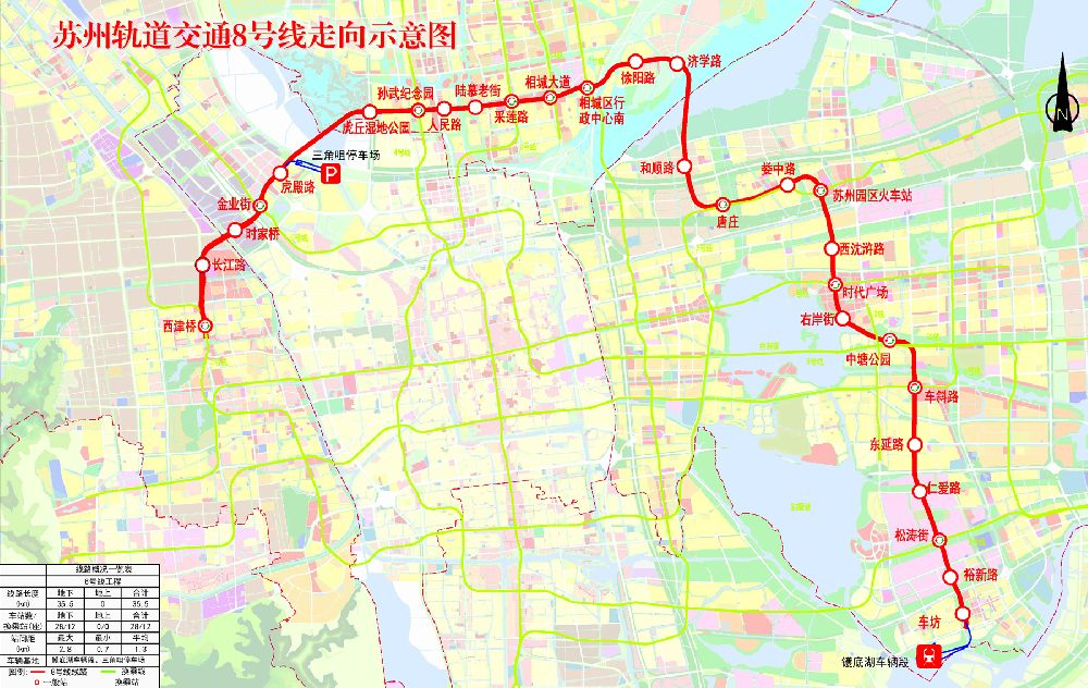 苏州地铁线路图汇总 | 1号线、2号线、3号线、4号线、5号线、6号线、7号线、8号线及其延伸线路图