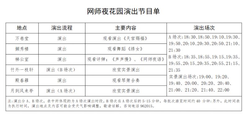 苏州网师园夜游节目单及精彩活动浏览