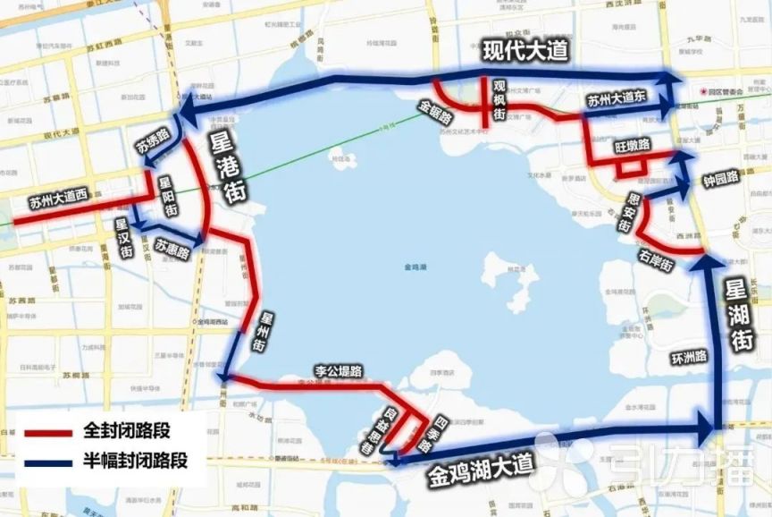 2024苏州金鸡湖马拉松交通管理方案与重要措施