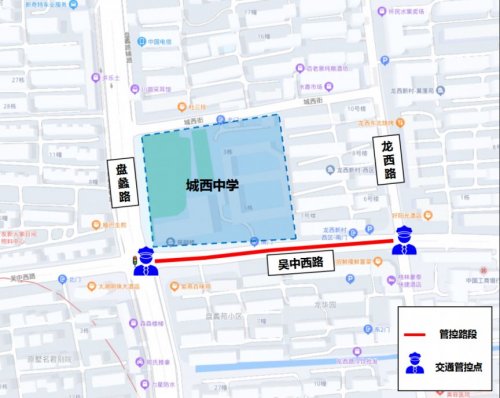 2025年苏州中考交通管制路段汇总