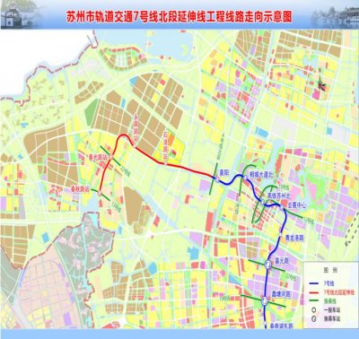 苏州地铁2、4、7号线延伸线最新施工进度