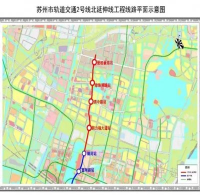 苏州地铁2、4、7号线延伸线最新施工进度