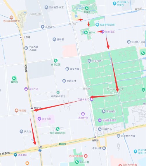 苏州热门景点Citywalk路线推荐