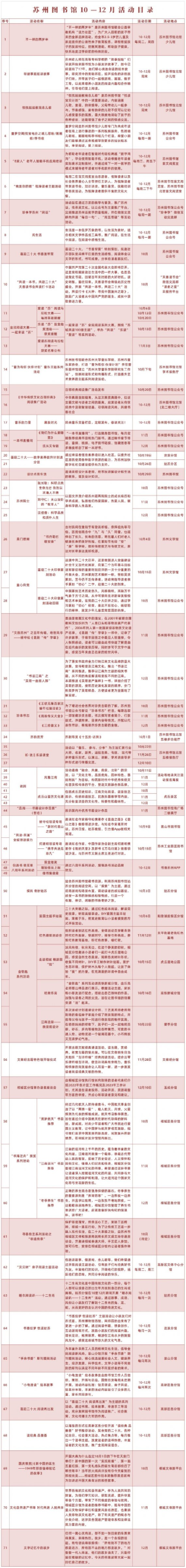 苏州图书馆活动预告：最新活动安排及更新