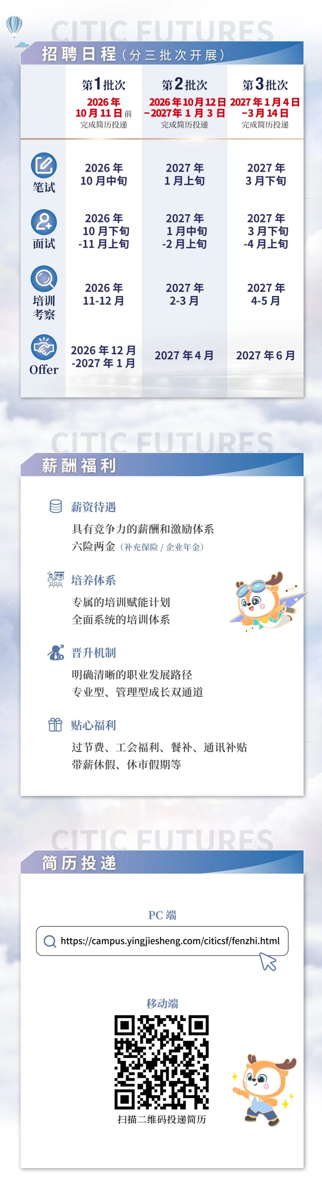 中信期货苏州分公司2027届校园招聘正式启动